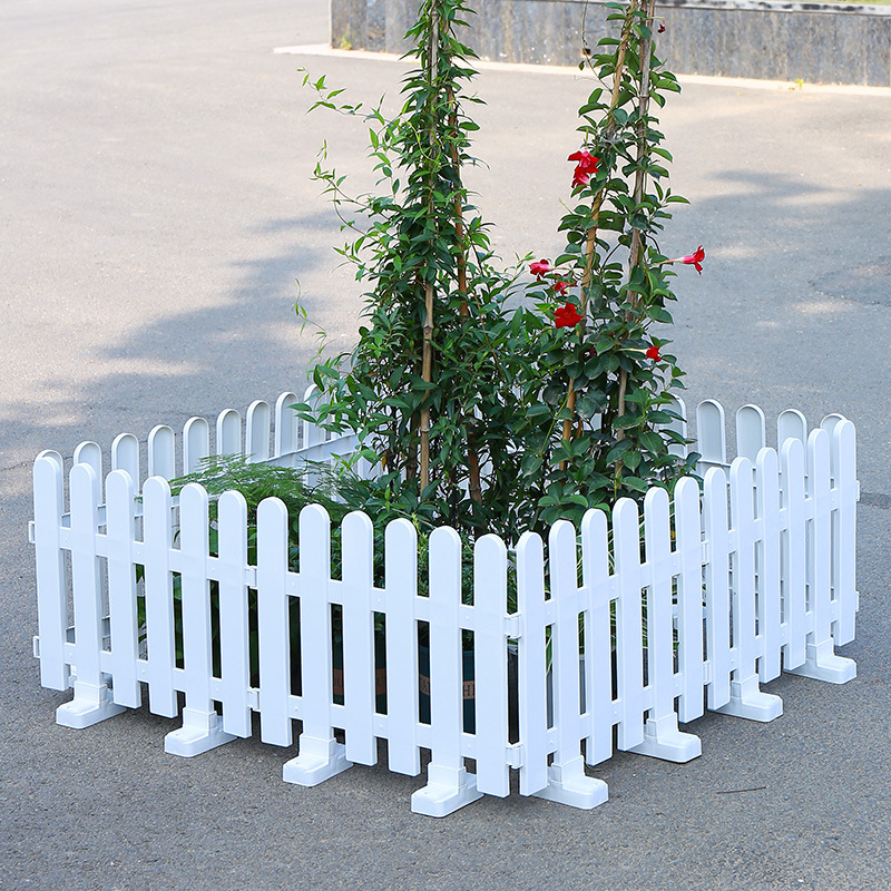 [Beautiful countryside] plastic fence pvc fence garden lawn rural courtyard outdoor vegetable garden enclosure fence