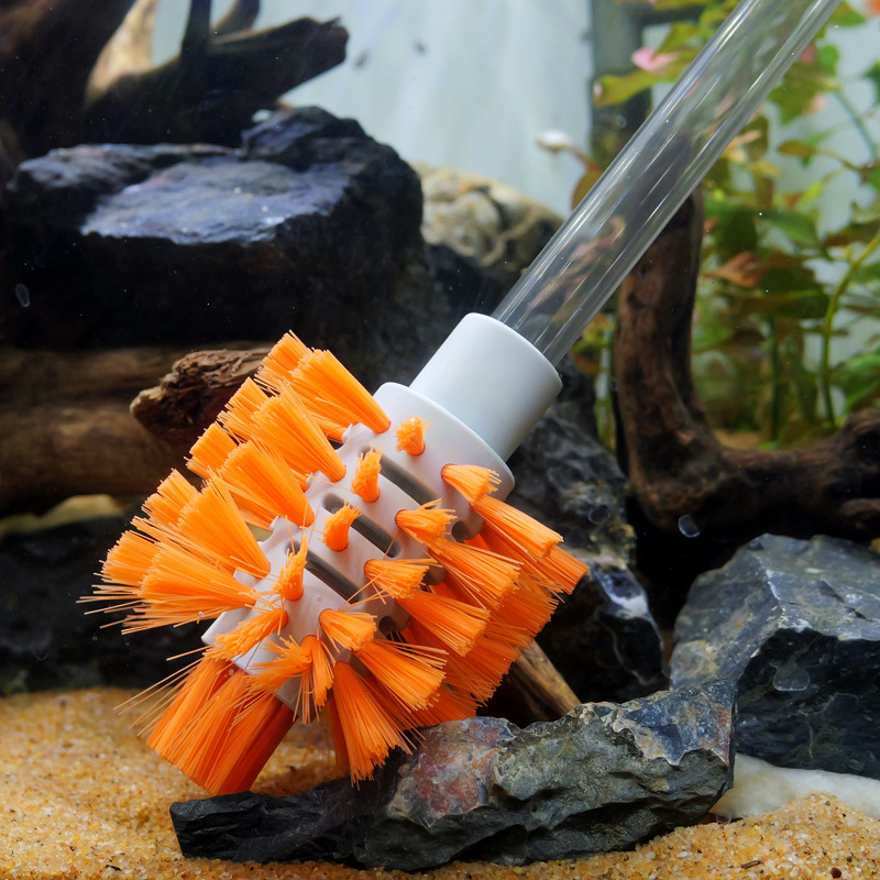 QANVEE Qianrui Fish Tank Water Changer Multifunctional Manual Water Absorbing Fish Tank Brush Cleaning Fish Dung Sewage Discharge Tool