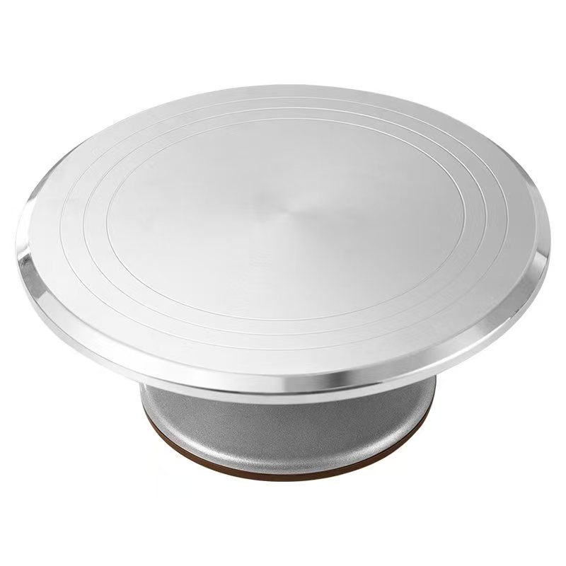12inch Low Aluminum Alloy Turntable Cake Turntable Decoration Table Cake Rotating Table Bonsai Turntable
