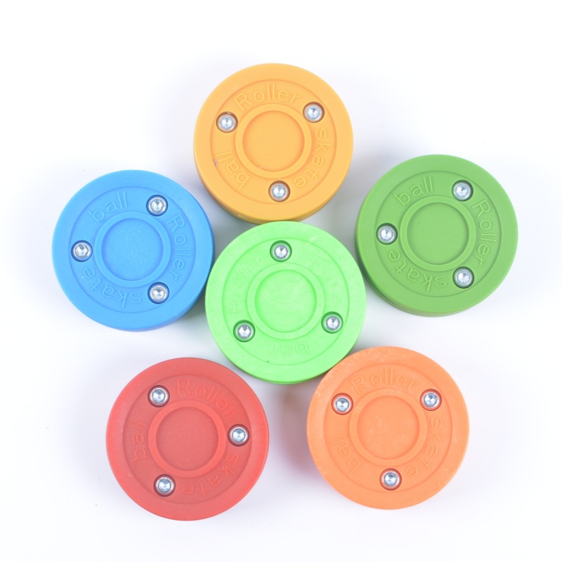 Roller skating ball training game ball cake land training ball dry land ice hockey hockey inline roller flat ball roller hockey