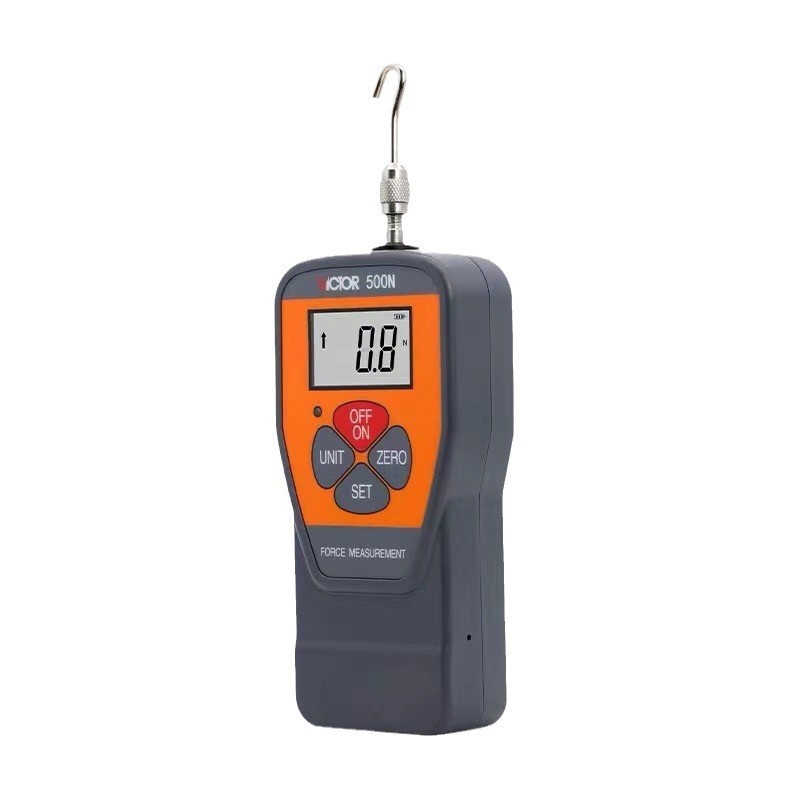 Victory digital display tension meter VC500N high precision tension meter dynamometer push tension meter tension tester