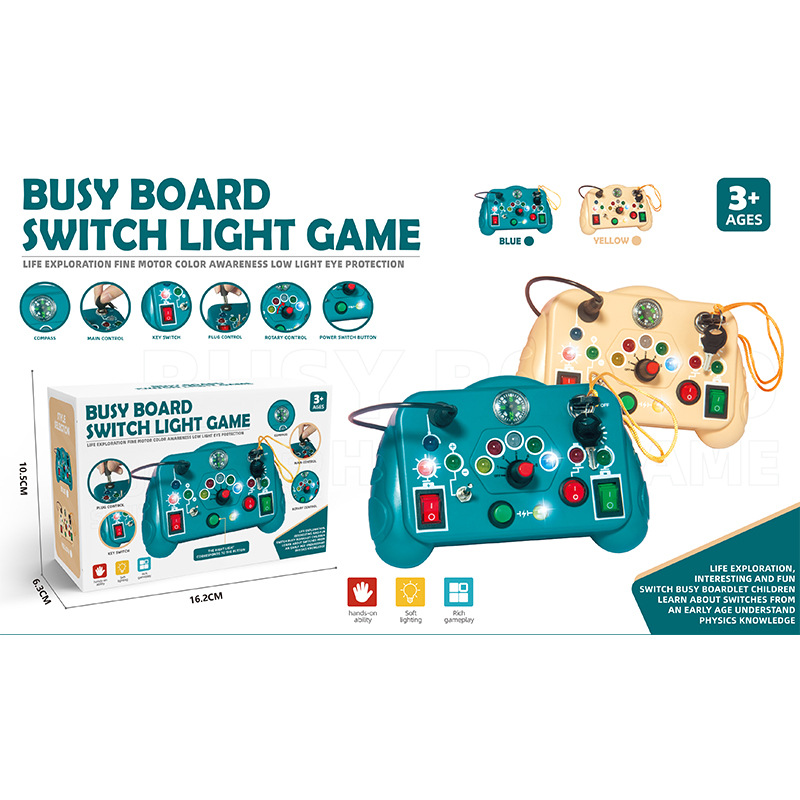 Cross-border new Montessori early education children's toys Huarong Road LCD display puzzle game machine thinking