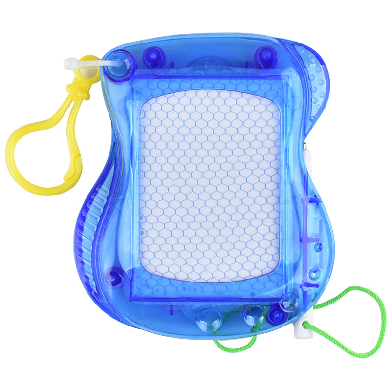 Children's toys educational mini black and white magnetic writing board sketchpad with mountaineering mini buckle small gift toys cross border