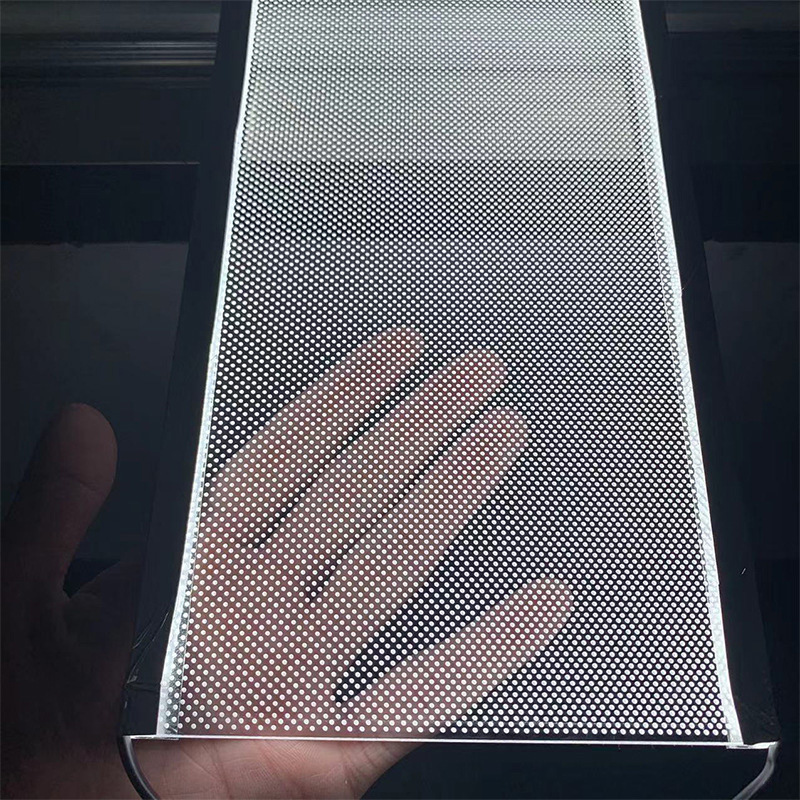 Source manufacturers acrylic light guide plate laser dot LED light guide plate luminous uniform acrylic light guide plate