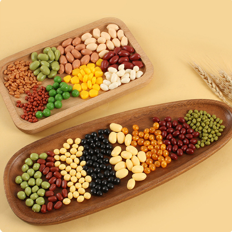1:1 Simulated Grains 100g Packed Simulated Food Red Dates, Lotus Seeds, Corn, Rice, Peanuts and Soybean Models