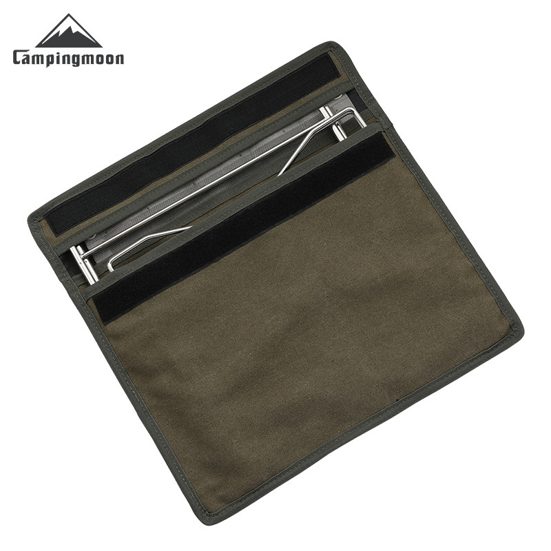 SOLO-202 small size Outdoor Camping Stainless Steel Suole Foldable Lightweight Portable Grill Burning Table