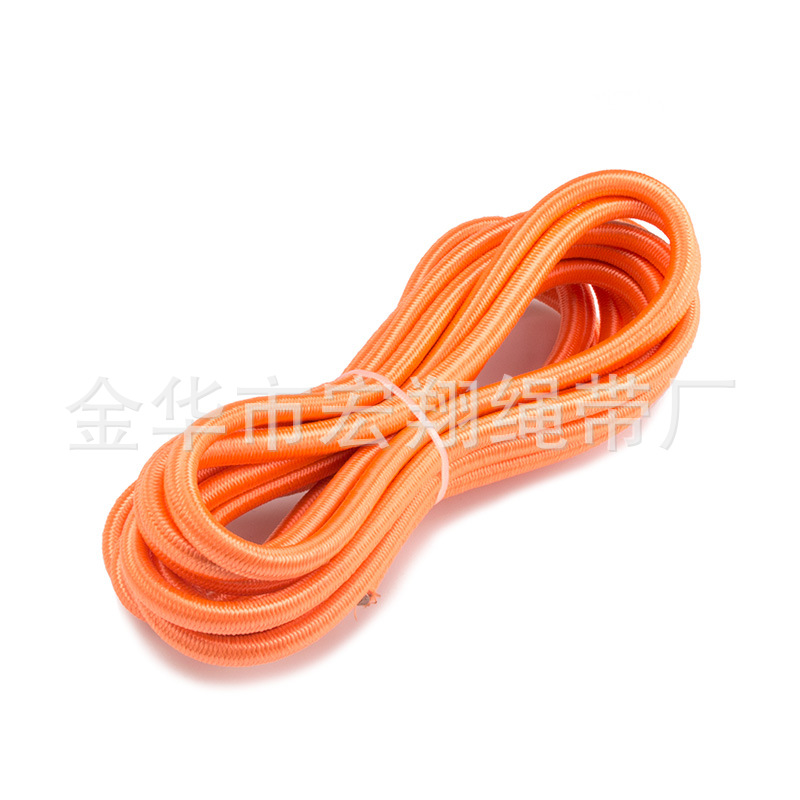 Imported latex silk color round elastic rope elastic rope high elastic round elastic band elastic rope