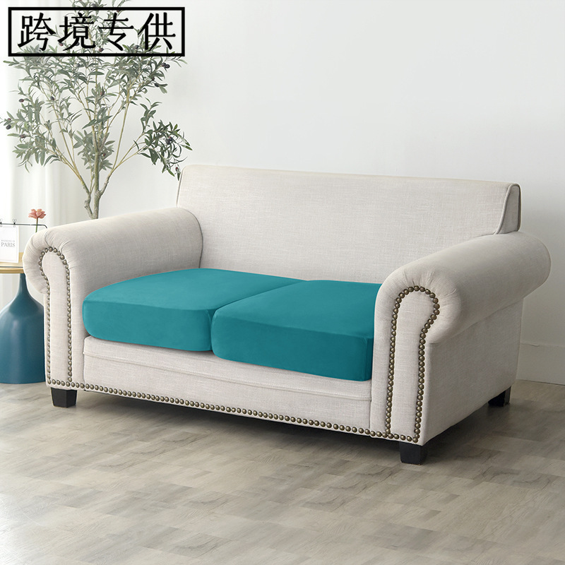Cross-Border Elastic Home Hotel Silver Fox Velvet Super Soft Sofa Cushion Cover Sofa Fitted Sofa Dust Cover
