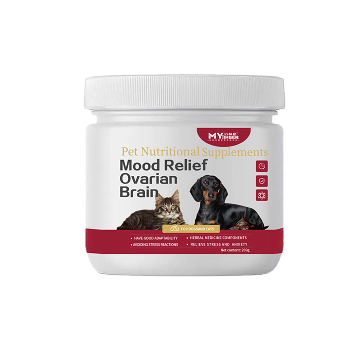 English Version of Pet Nutritional Supplements, Mood Soothing Lecithin, General Source Factory for Dogs and Cats, Cats