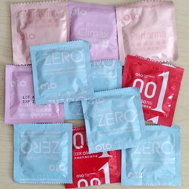 olo single bulk condom ultra-thin high oil B ultrasonic set inflatable doll condom