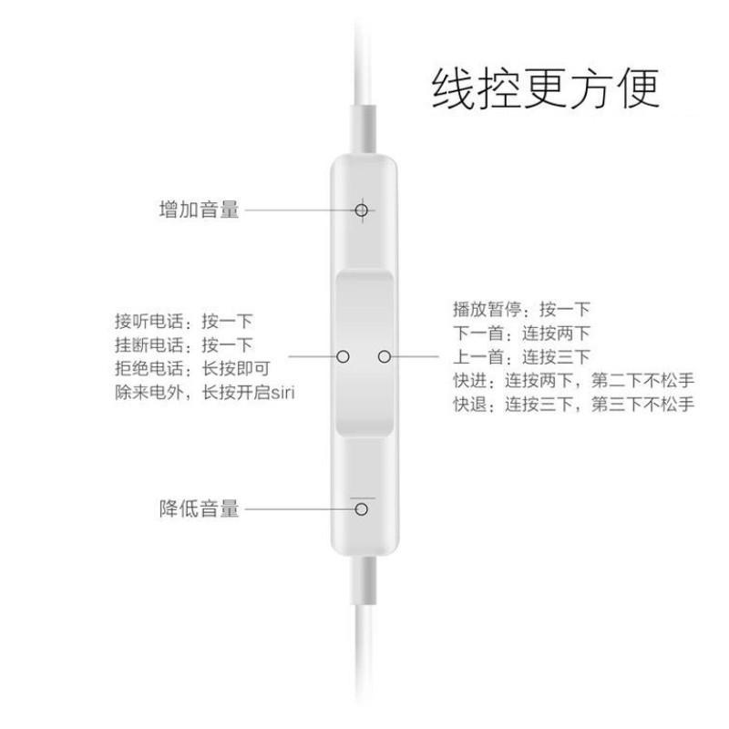 Lighting Earplugs High Quality Sleep Suitable for Ios In-Ear Wired Headphones Gaming E-Sports Mobile Phone with Microphone