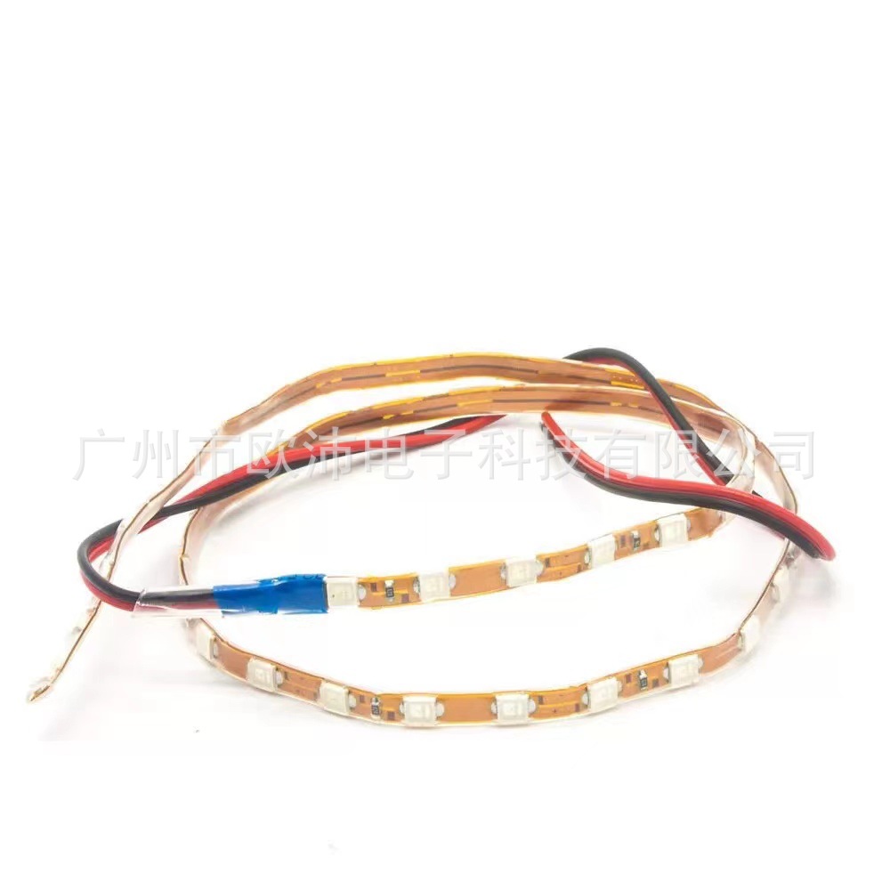 Car and Motorcycle Lights with Motorcycle Modified Colorful Flashing Marquee Decoration Super Bright Led Casing Light Strip