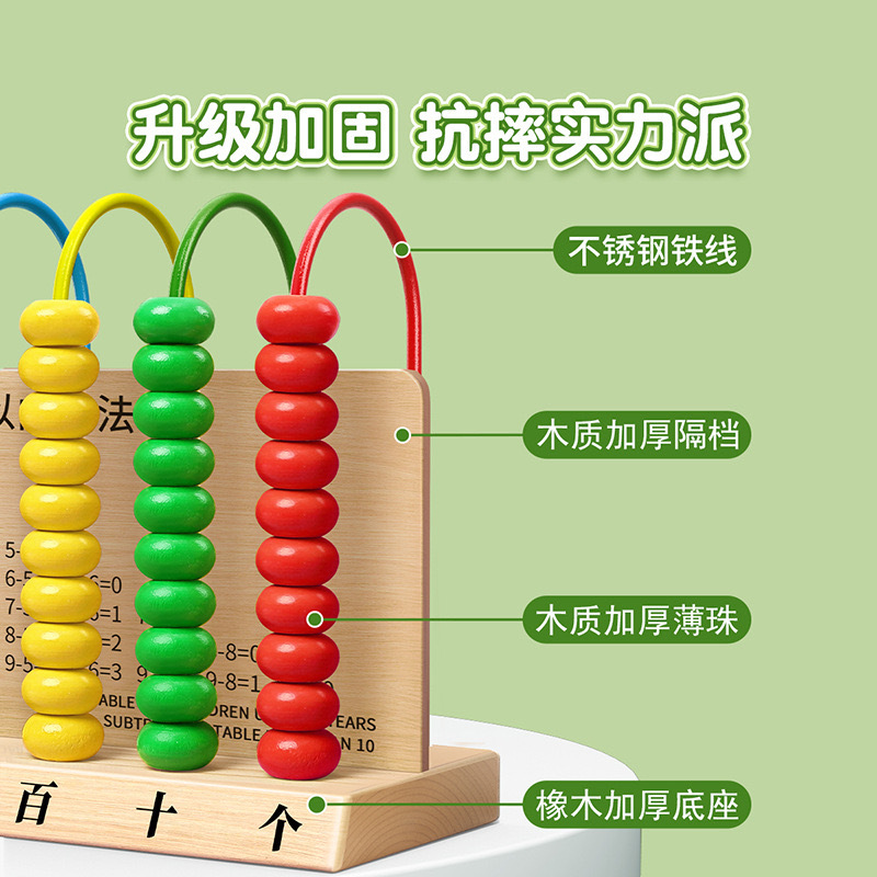 Five-level counter primary school students first grade second grade mathematics teaching aids arithmetic children ten thousand five-element calculation