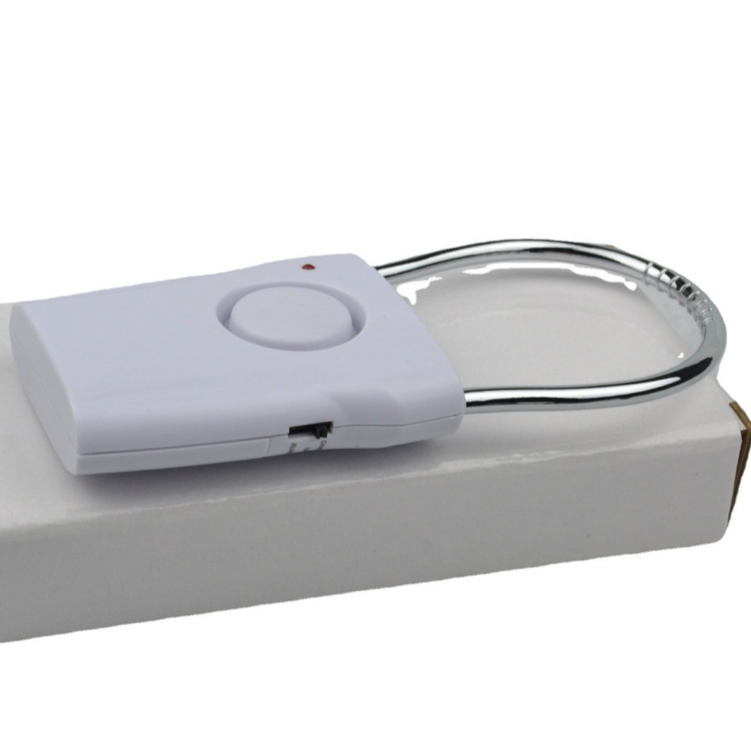 Door and Window Alarm Door Handle Alarm Vibration Sensor Indoor Anti-Theft White Manufacturer Wholesale Portable