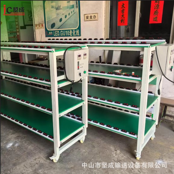 Factory with Impact Aging Rack, Mobile Four-Layer Cost-Effective and Affordable Test Aging Rack, Aging Cart with Wheels