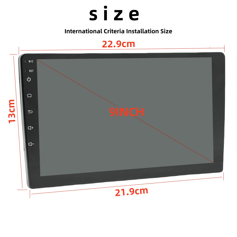 Cross-Border 7/9/ 10.1inch Car Navigation Ts6 Car Android All-In-One Reversing Image Carplay Player