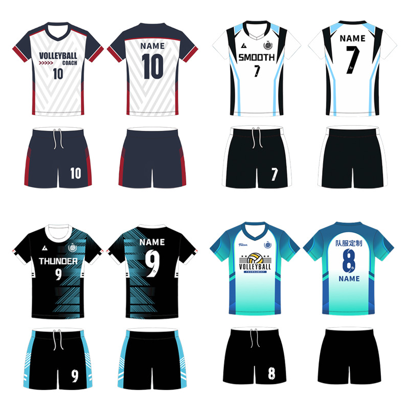 Factory Direct Sales Customized Badminton Uniforms Full Body Digitally Printed Table Tennis Uniforms College Volleyball Uniforms Youth Short Sleeves