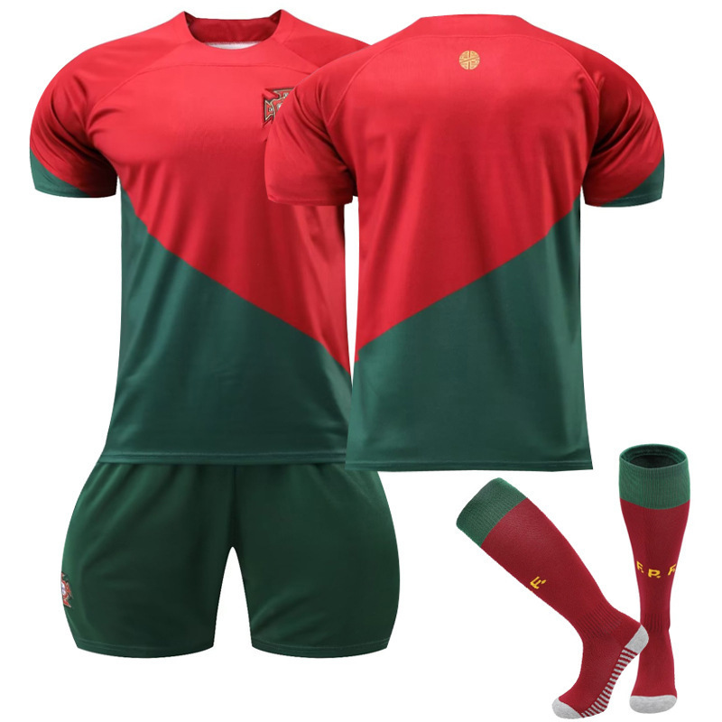 2223 Portugal World Cup Home Football Jersey No. 7 Ronaldo Jersey No. 8 B Fee No. 23 Phillix