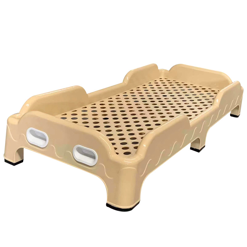 Baby's Nap Bed Kindergarten Plastic Bed Children's Plastic Overlay Bed Student Bed Managed Bed