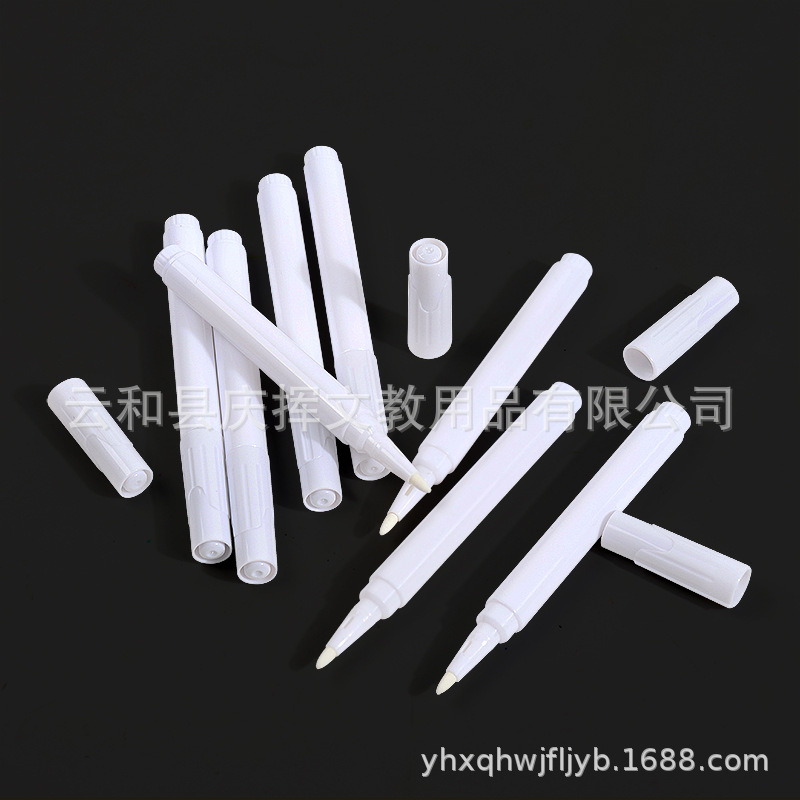 Water Chalk Acrylic Children Graffiti Blackboard Pen Dust-free Liquid Chalk LED Light Board Pen Fluorescent Color Pen