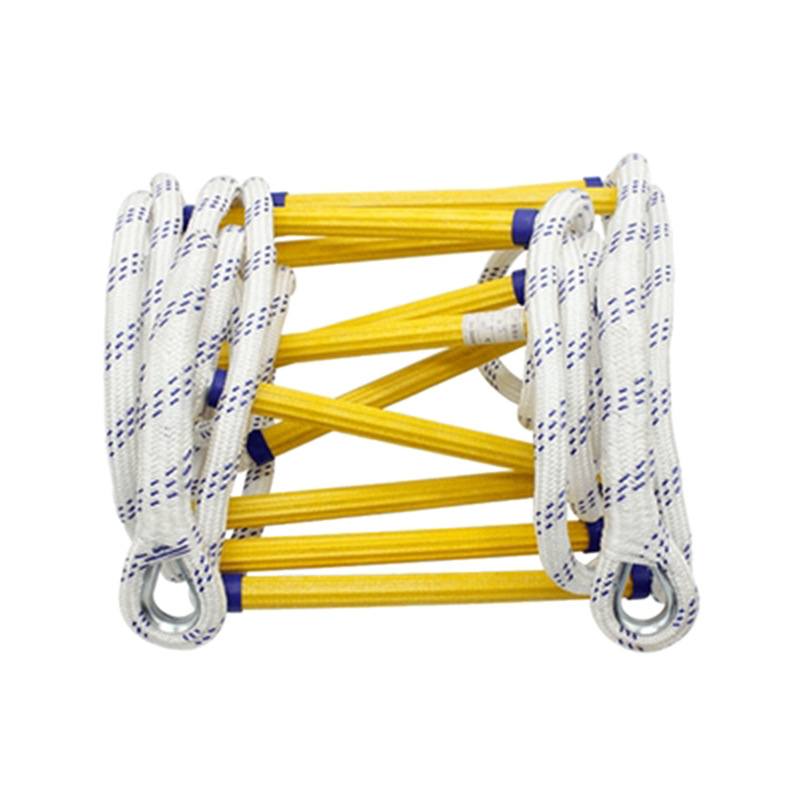 Resin ladder fire escape ladder emergency aerial work life-saving rope ladder outdoor resin ladder