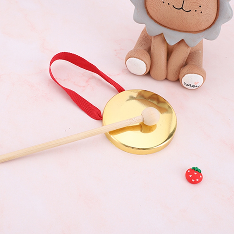 Factory Direct Supply Gong Musical Instruments Three Sentences and a Half Props Children Adult Gong Drum Gong Hammer Opening Gong Flood Prevention Gong Early Warning Gong