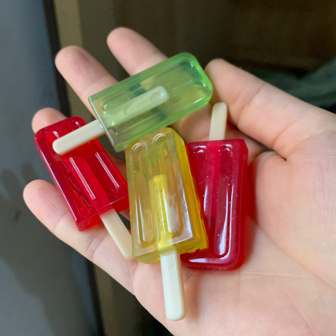 American Girl Food Toy Accessories Colorful Popsicle Mobile Phone Case Material