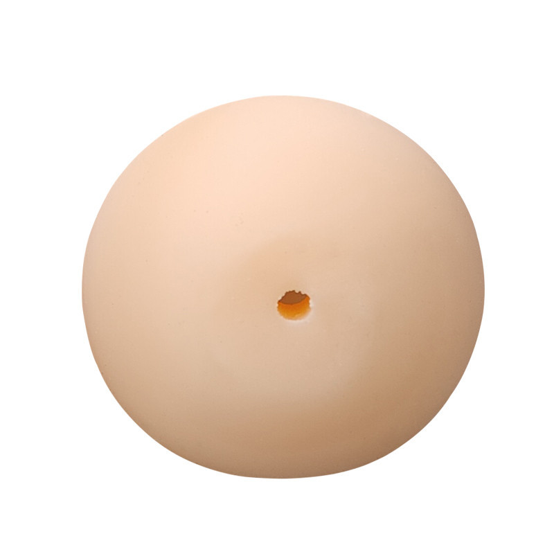 Drunken cat Mimi ball can be inserted into the simulation of human breast inverted model men's decompression masturbation ball with nipple silicone aircraft cup