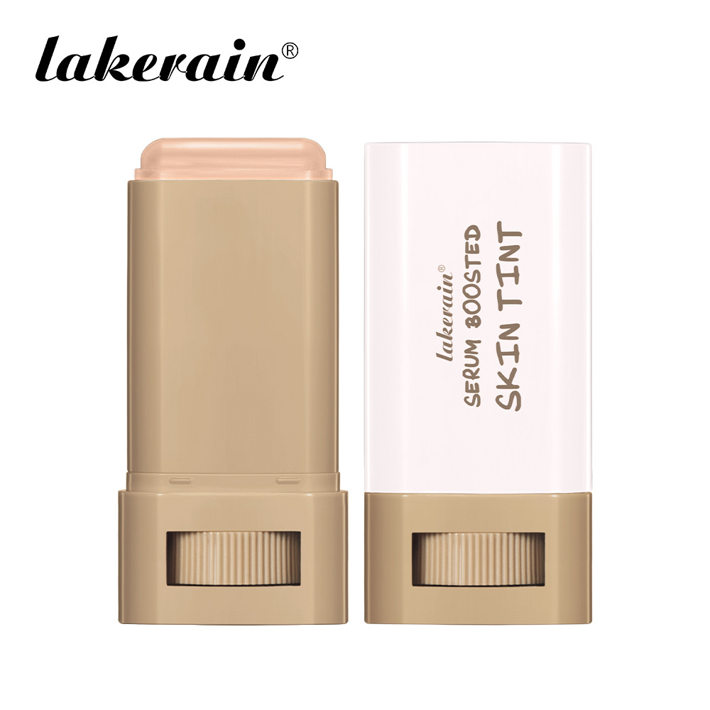 Cross-Border Lakerain Rotating Colored Solid Moisturizing Essence Stick to Brighten Skin Tone Foundation Stick to Naturally Fit