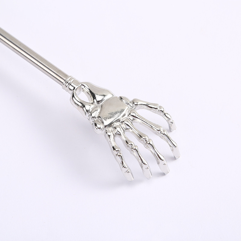 Source Factory Stainless Steel Telescopic Back Scratcher for Elderly People, Self-Use Back Scratcher, Extendable and Stretchable