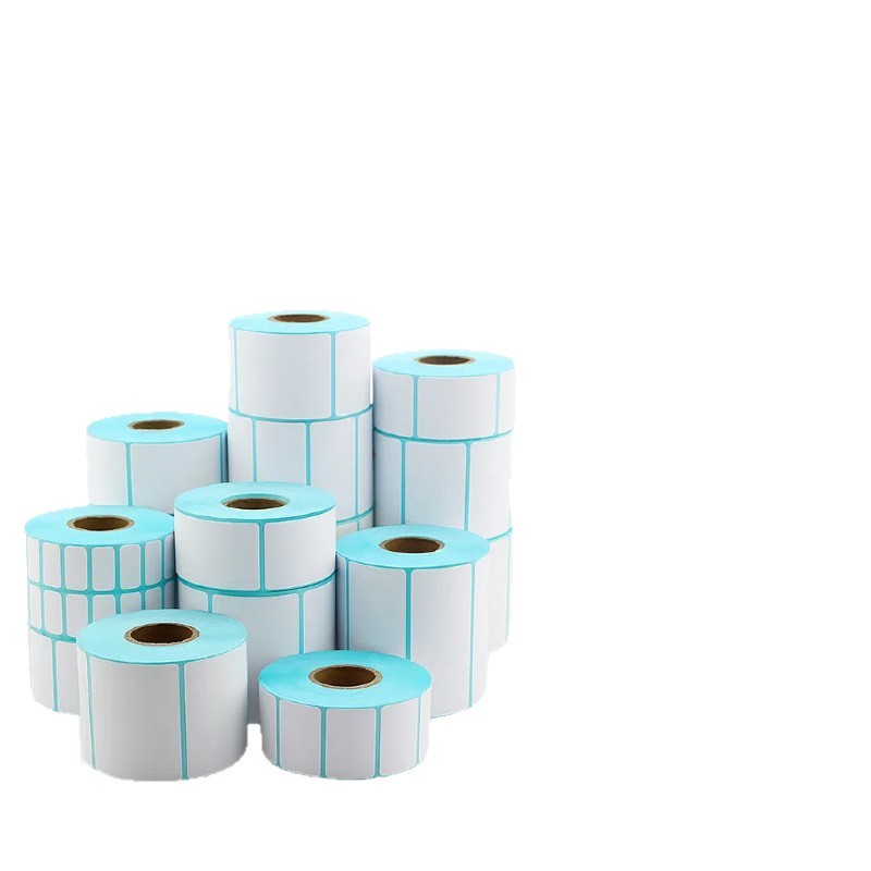 High-Quality Thickeneded Three-Proof Thermal Self-Adhesive Label Paper Express Milk Tea Logistics Barcode Printing Thermal Sticker