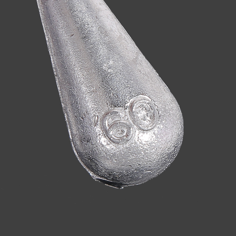 Wholesale water drop hanging ring lead pendant fishing fast bite lead scale lead does not hurt the line freshwater sea fishing gear supplies