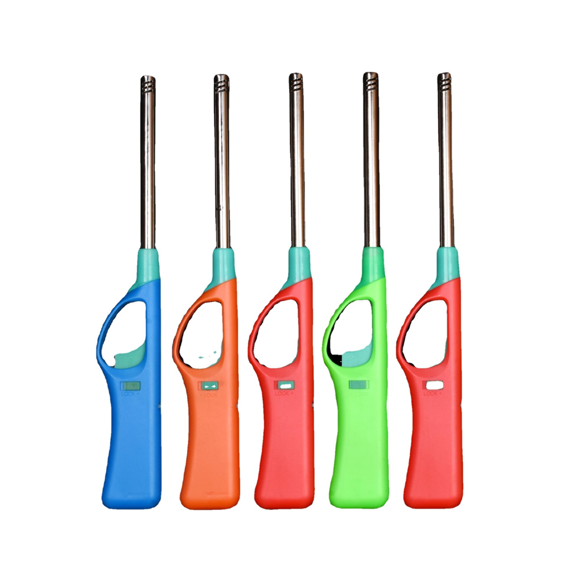 Extended Tube Kitchen Igniter Gas Stove Ignition Gun Household Long Mouth Lighter Open Flame Inflatable Factory Direct Sale