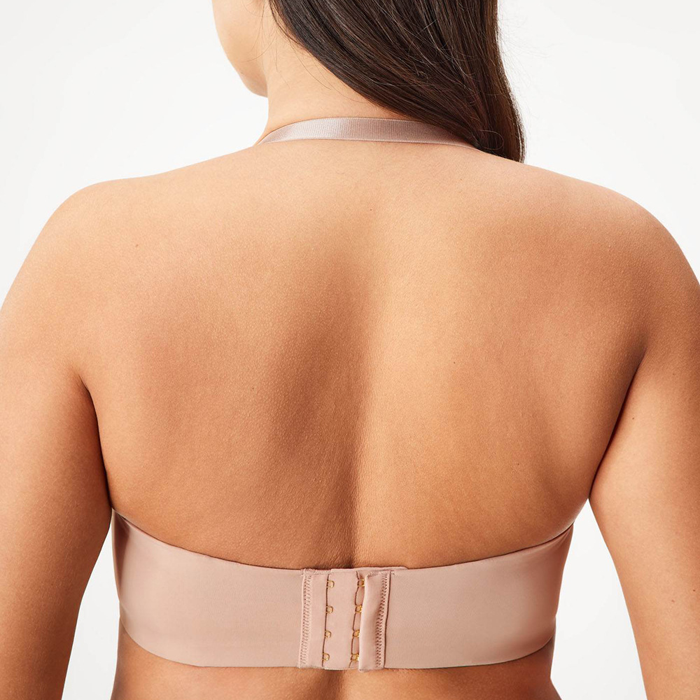 G Cup Large Size Glossy 1/2 Cup Non-Slip Detachable Shoulder Strap Bra Customized with Materials and Materials Designed on Demand and Quickly Released