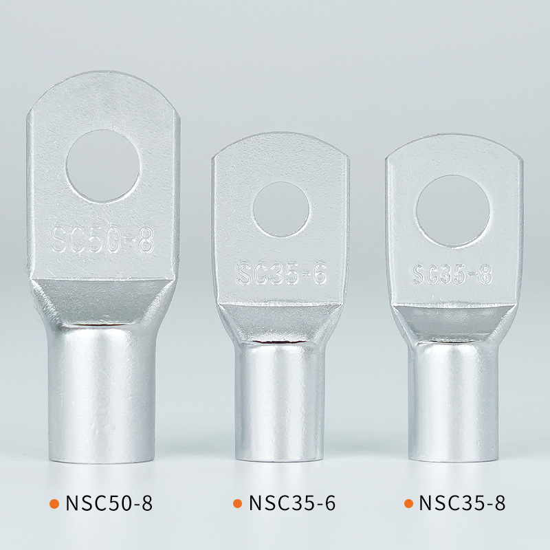Thickened Tinned Copper Sc Sight Port New Energy Cold-Pressed Copper Tube Terminal Tl Lug Terminal