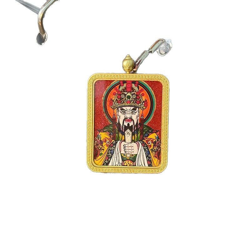 2025 New Xizang Hand-Painted Cinnabar Thangka Pendant Ethnic Style Gawu Box Wholesale