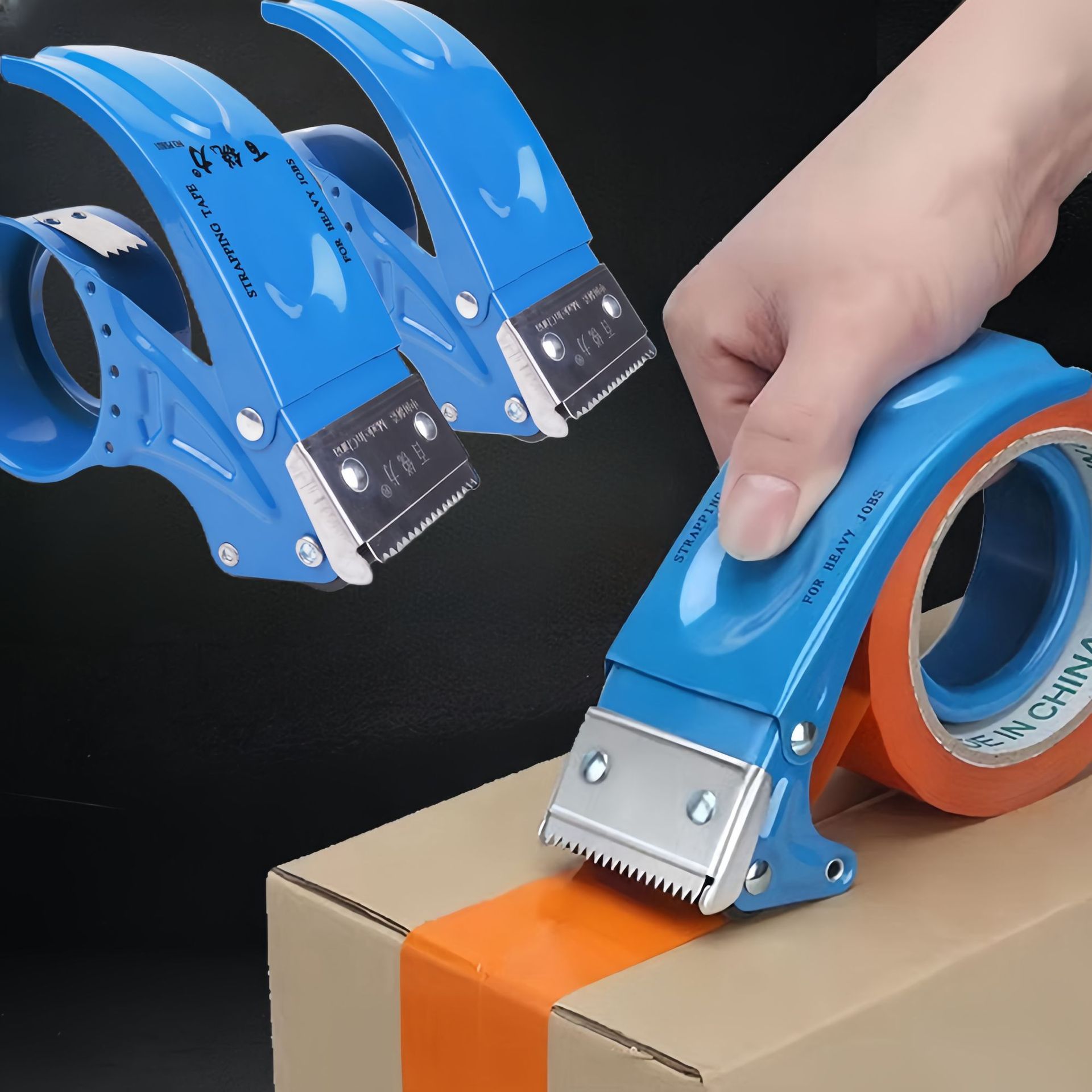 5cm Metal Tape Seat Cutter Handheld Sealing Packer Cutting Machine Tape Machine Manual Box Sealer Wholesale