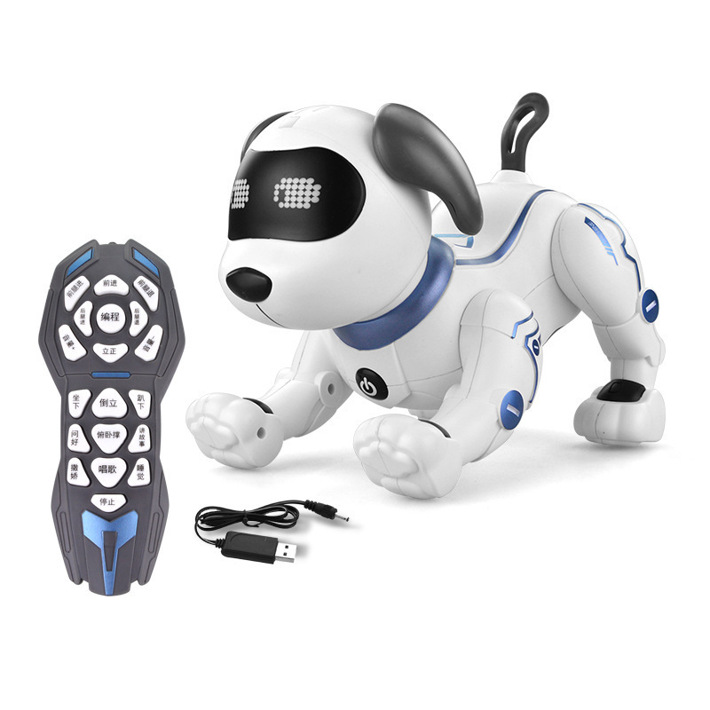 Le Neng programming robot dog children's toy stunt programming simulation will go will call electric intelligent remote control technology dog