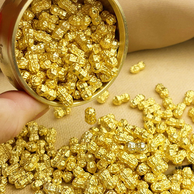 Shajin Peanut Solid Ornaments Lucking Desktop Decorations Fish Tank housewarming Opening Small Gifts Office Ornaments