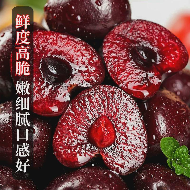 Chilean Imported Fresh Cherries with Free Shipping 2.5kg for Pregnant Women, Seasonal Whole Box Extra Large Cherries 4Jjjj Gift Box