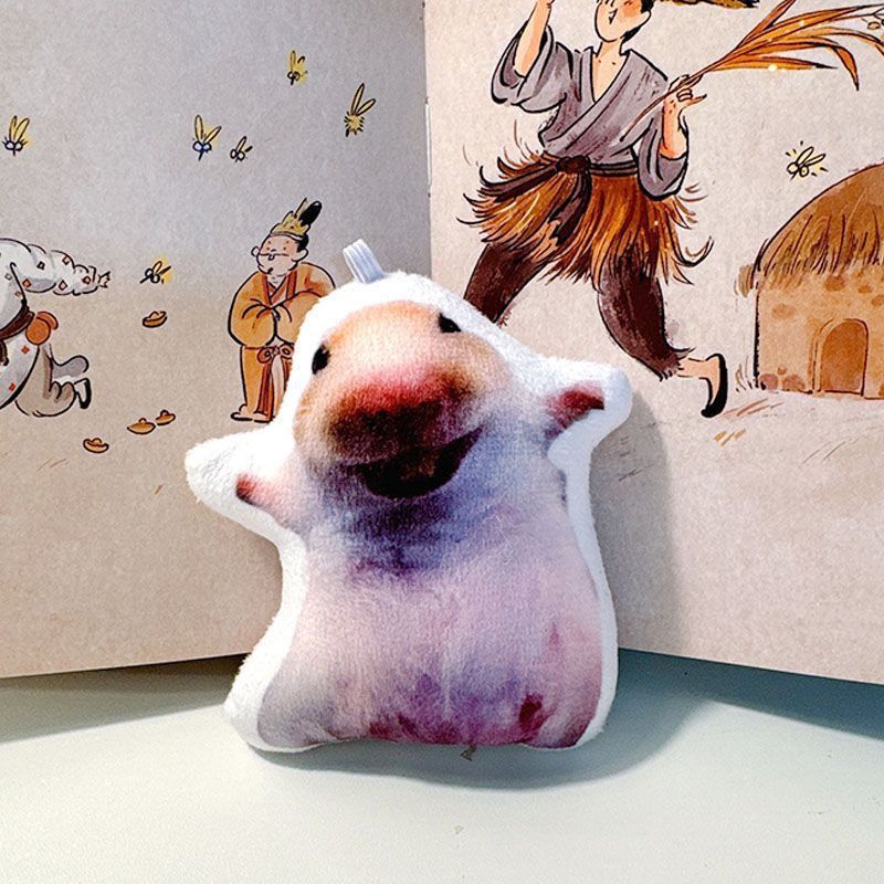 Bly Dog Named En Doll Dog Swearing Pendant Vocal Toy Plush Keychain Kuso Surrounding Home