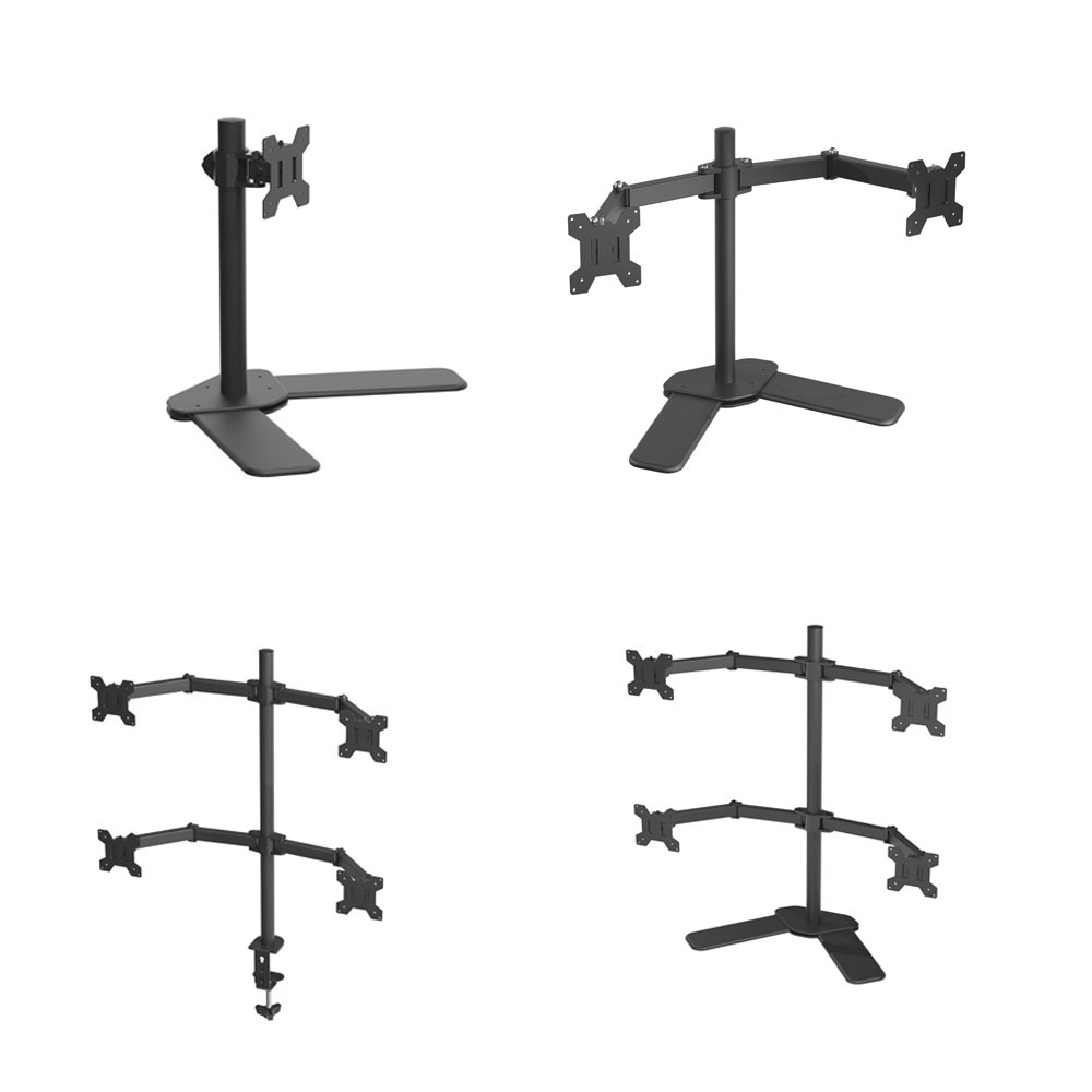 Display screen dual-screen rotating mechanical arm bracket adjustable lifting universal rotating computer display screen desktop bracket