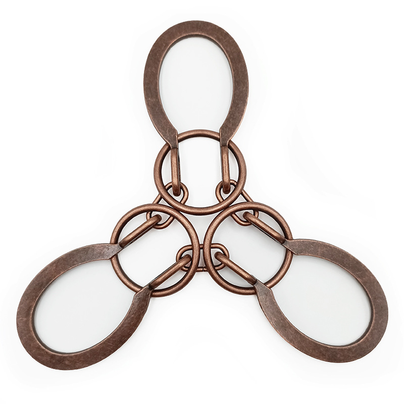 Lu Ban Lock Burning Brain Magic Puzzle Gold Adult Puzzle High IQ Children's Nine Series Educational Toys Magic Lock Needle