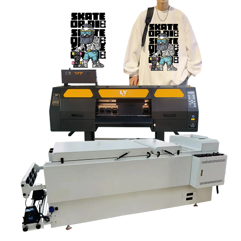 Customized Digital Dtf Printer White Ink Heat Transfer Printer Five-Nozzle T-Shirt Printing Heat Transfer Printing Machine