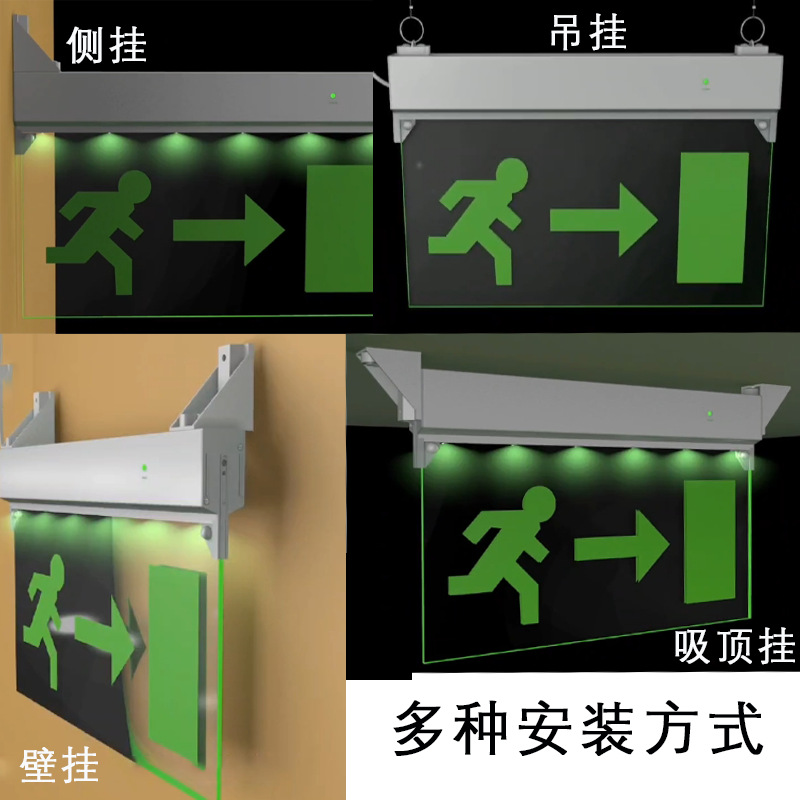 Power Outage Emergency Evacuation Community Emergency Safety Evacuation Sign Light Emergency Indicator Light Safety Exit Indicator Light