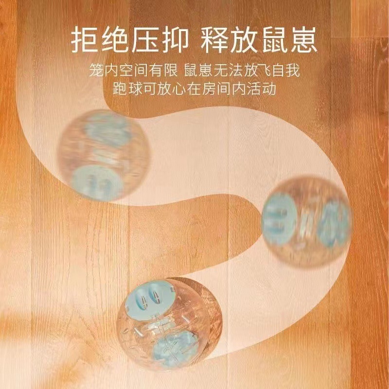 Flower Season Hamster Running Ball Toy Transparent Rolling Ball Golden Bear Crystal Running Ball Hamster Supplies Running Ball Manufacturers