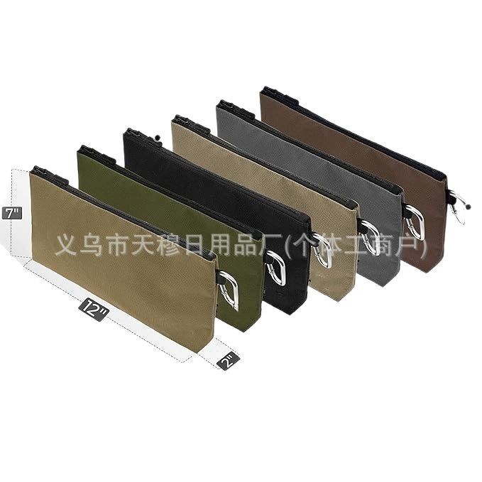 Cross-border upgrade tool kit practical multi-purpose storage organizing tool bag tool bag with metal hook zipper
