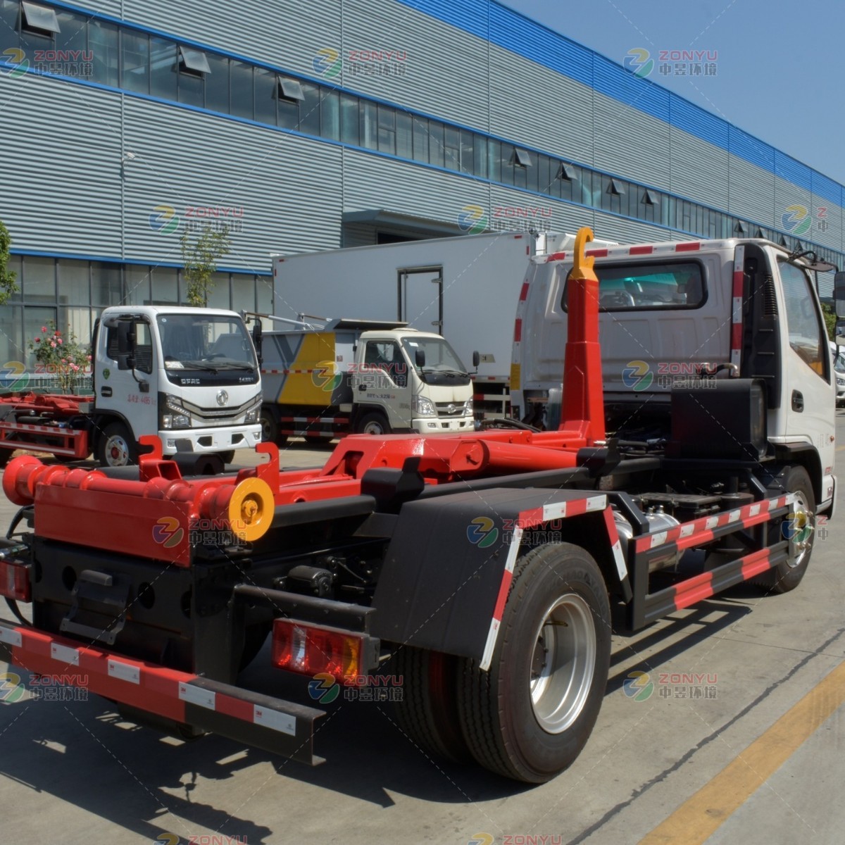Kaima Cabin Removable Garbage Truck Hook Arm Garbage Collection and Transfer Truck Small Garbage Transfer Truck