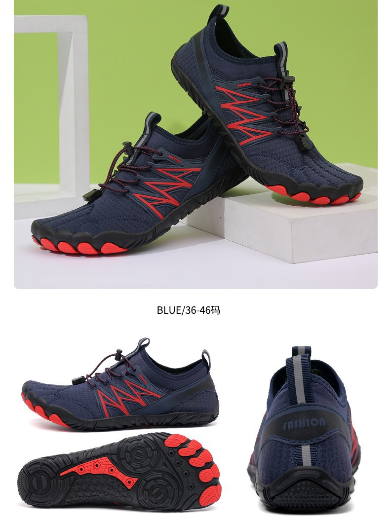 Summer New Beach Shoes Diving Tracing Shoes Swimming Wading Shoes Outdoor Men's and Women's Sports Breathable Fitness Swimming Shoes