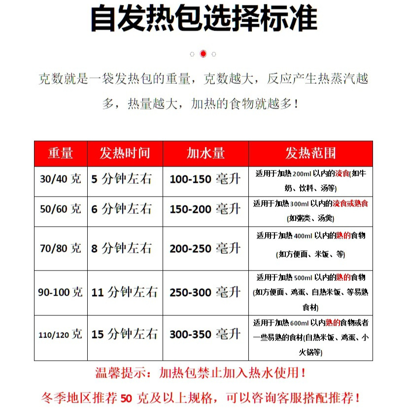 Self-heating pot heating bag small hot pot self-heating bag outdoor self-heating bag commercial wholesale disposable self-heating bag